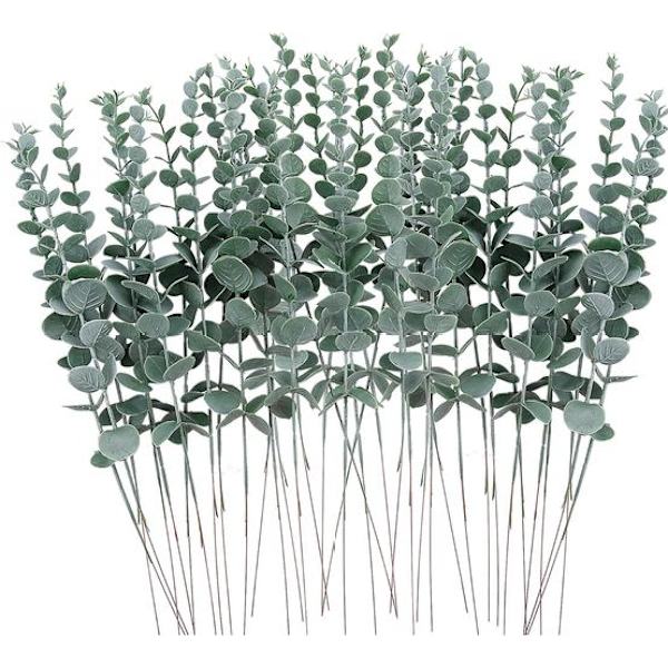 Eukalyptusgrene, kunstige grønne grene eukalyptusblade