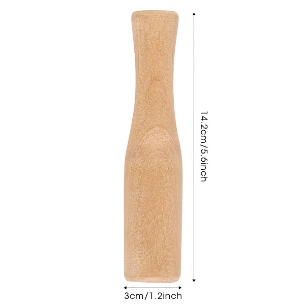 2-pack trämortel mat muddle slipningssticka för pudding KLB
