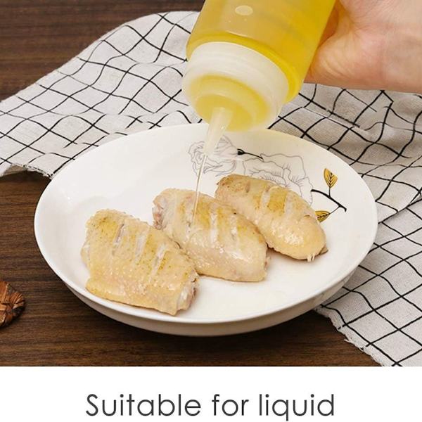 Vegena-puristinpullo muovista, 4 kpl 240 ml muovinen puristinpullo KLB