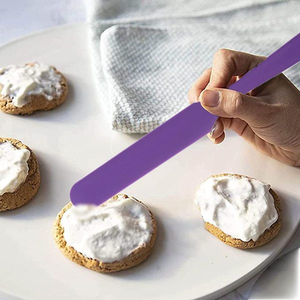 Piece Mini Köksredskap Set Silikon Köksredskap med Lila + Lila