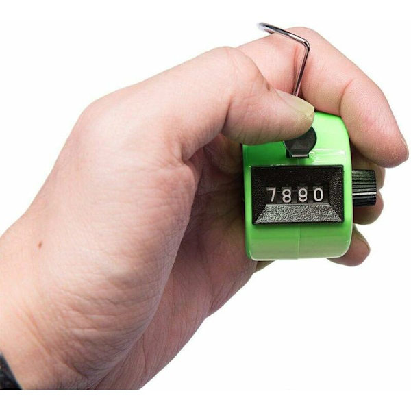 Manuel tællere 8 stk. Clicker skridttæller - mekanisk mængdetæller uden batteridrift KLB