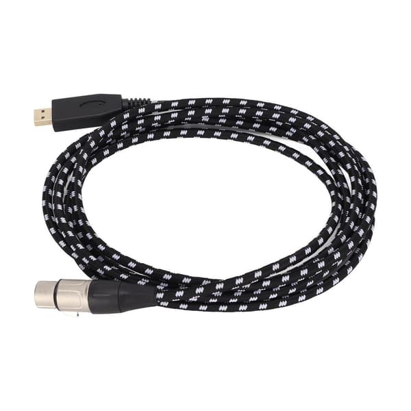 USB-mikrofonkabel, USB til XLR-hun, 3-bens kabel til KLB