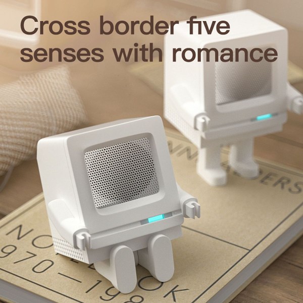 Mini Bluetooth-høyttaler bærbar robot-høyttalerleke KLB