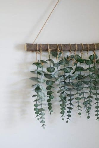 Faux Eucalyptus Væghængende Dekoration Kunstige Eucalyptus Blade