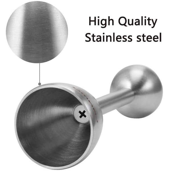 Egg Cracker Topper Cutter Set: Rustfritt stål, enkel å rengjøre KLB