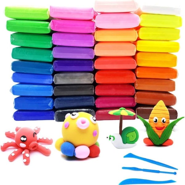 36 Pack Modeling Clay Ultra Light Air Dry Clay Magic Clay Plasticine Kns KLB
