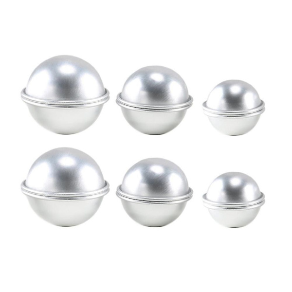 6 kpl DIY kylpypommimuotit Pallo Pyöreä Pallo Muotit Työkalut Tarvikkeet