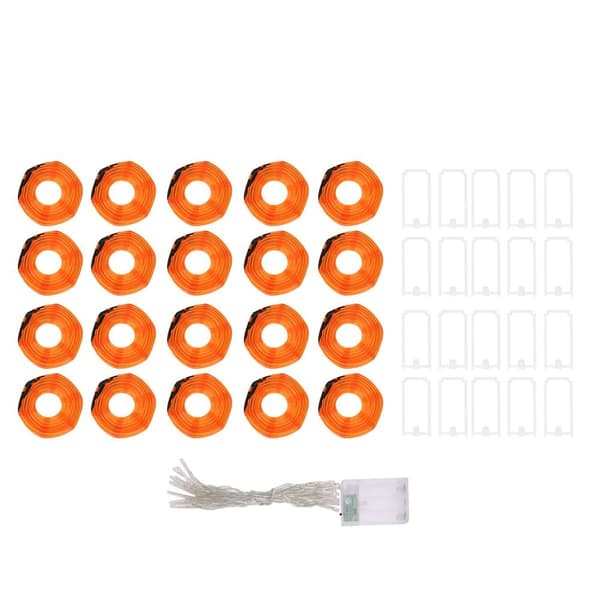 3m 20 LED DIY græskar streng lys Halloween græskar KLB