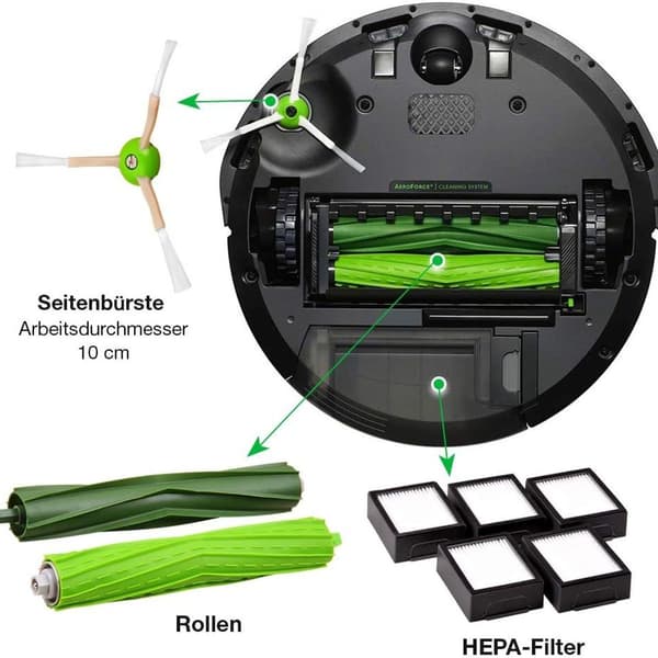 Reservedeler for IRobot 4624878 gummibørster børster