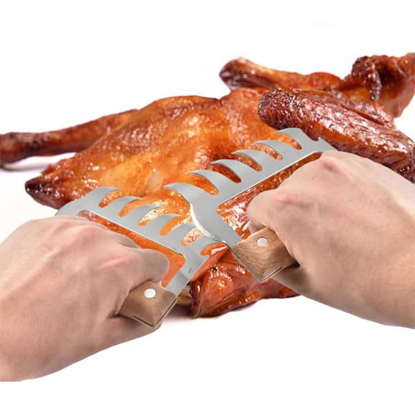 KLB Trägaffel Set med 2 köttklor