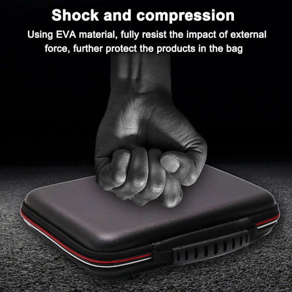 USB-organiseringsficka, skyddande fodral för hårddiskar, USB-minnen, SD-kort,