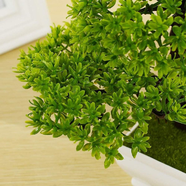 Bonsai kunstig fyrretræ til kontor/vindueskarm/gård KLB
