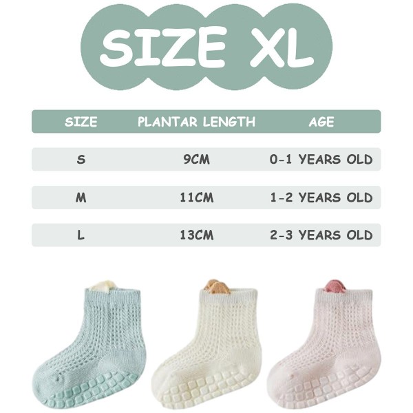 par med sommer mesh sokker for baby gutter, småbarnsjenter sokker for XL KLB