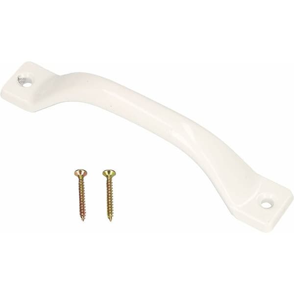 Sæt med 2 hvide møbelgreb 140 mm hvid KLB