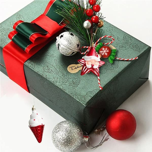 Julepynt, ornamenter til juletre stil 2