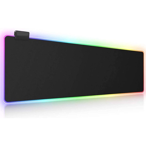 RGB Gaming Mousepad, XXL, 800*300mm, Blødt LED Mousepad