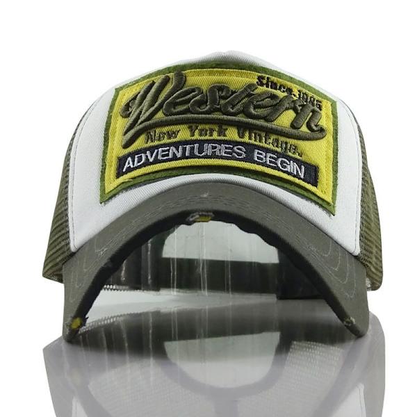 Grønn Net Hat-Mesh Baseball Golf Racket Strandhatt Bomull Justerbar Hat Anti-UV Solbeskyttelseshatt Hip Hop Motehatt