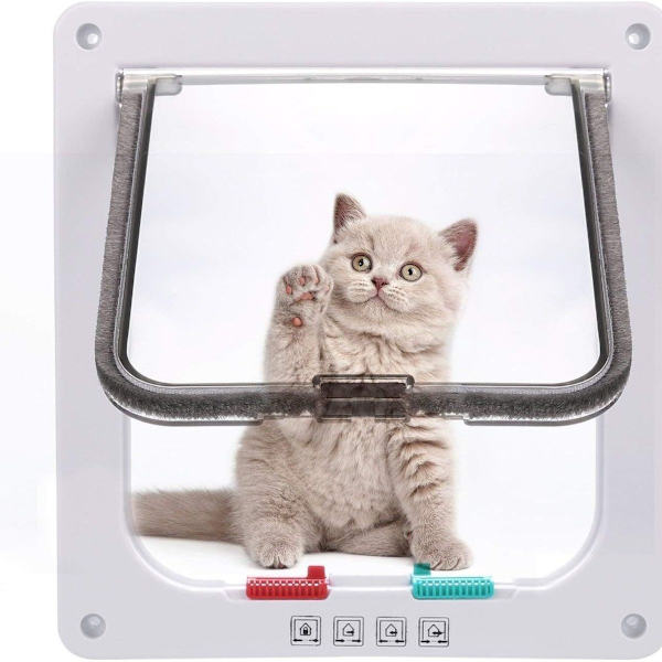 Kattelem hundelem 4-vejs magnetisk lukning til katte, store hunde KLB