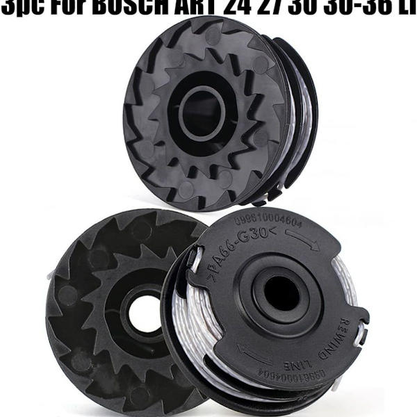 Sæt med 3 linespoler til Bosch Art 24 27 børstehoveder KLB