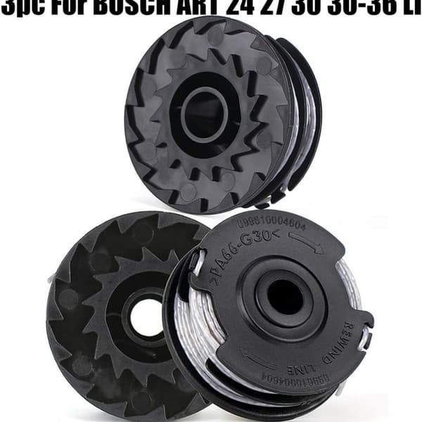 Set med 3 linjespolar för Bosch Art 24 27 röjsågar KLB