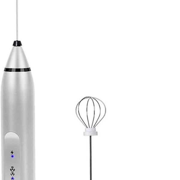 Melkeskummer, bærbar kaffeskummer, elektrisk skumprodusent Silvery KLB