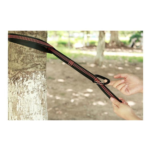 Dubbelhängmatta, 200 kg belastningskapacitet, andningsbar hängmatta för camping, resor, vandring, trädgård, 270 x 140 cm, fallskärmsnylon KLB