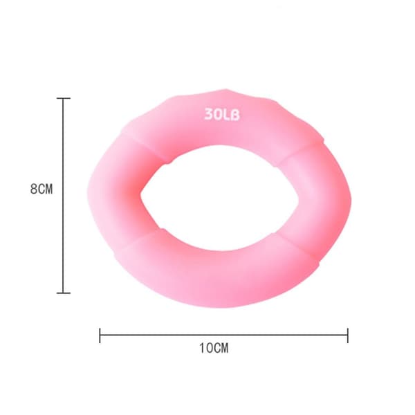 Silikonhandtränare och fingertränare, rosa 30 lbs