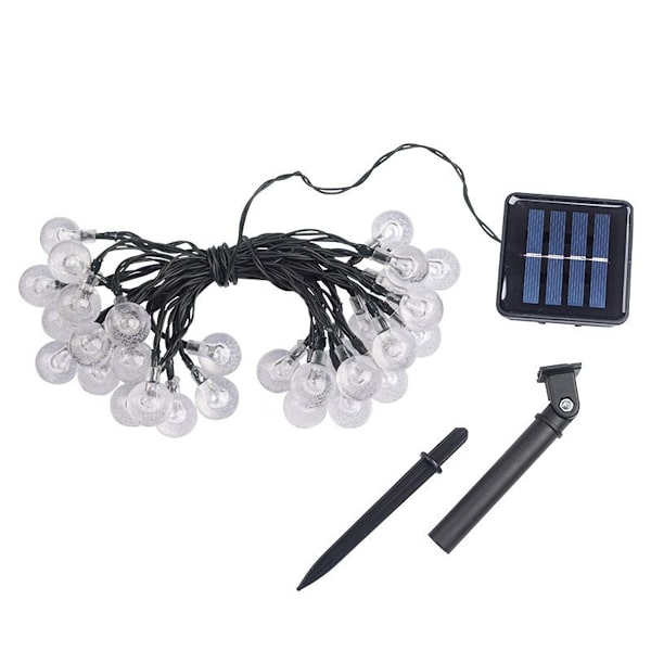Utomhus solcellslampor, 7M 50 LED solcellslampor vattentäta IP44 bubbla ba