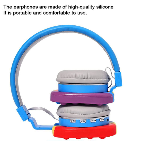 Bluetooth-headset, trådløst stereo-headset med blå