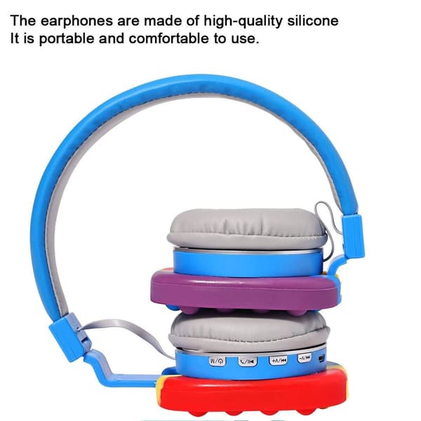 Bluetooth-kuulokkeet, langattomat stereokuulokkeet sinisellä