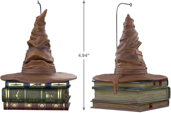 1 stk Harry Potter Sorteringshat Ornament med Lyd og Bevægelse,
