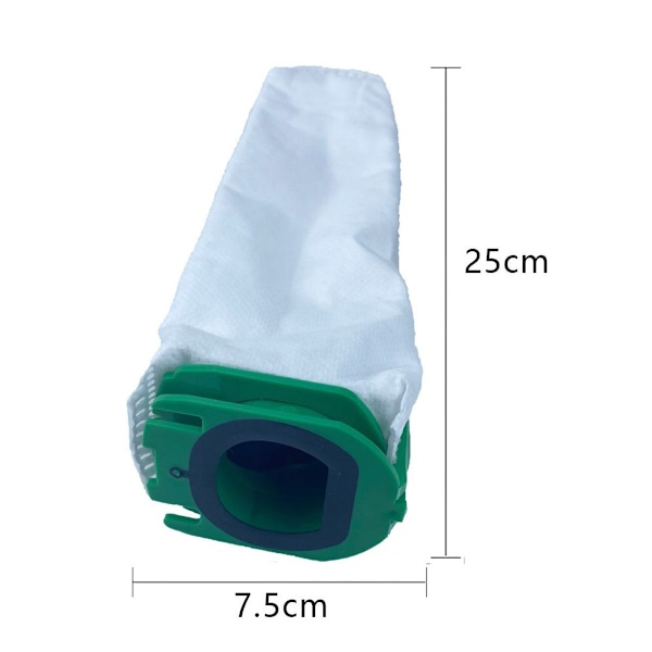 12 dammsugarpåsar & 3 HEPA-filter för Vorwerk Kobold VB100 sladdlös dammsugare