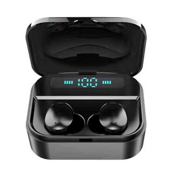 TWS Bluetooth 5.0 Earbuds True Wireless Stereo Hovedtelefoner Sort