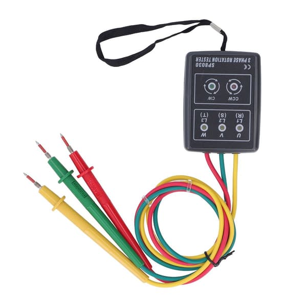 Fasvridningsmätare, 5 LED-displayer, inget batteri, design 3 KLB
