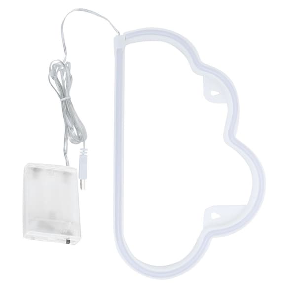 Cloud Shape Neon Light LED Væg Skilt Lys Lampe til Hjem KLB