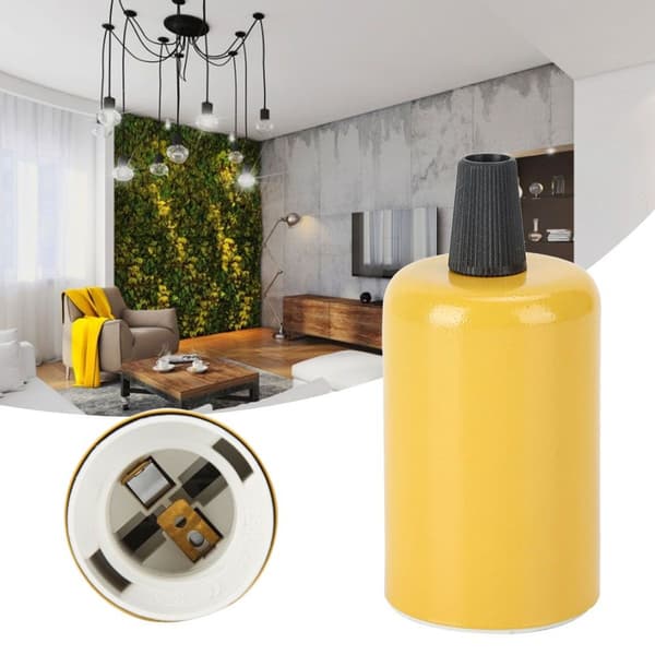 Retro-stil E27 loftslampeholder, sokkel, DIY KLB