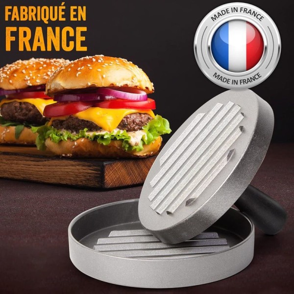 Burgermaskin laget av matkvalitets rustfritt stål, kjøttkakepresse med