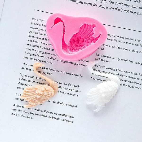 Pack Swan Silikonformar Svan Choklad Godis Sockerhantverk