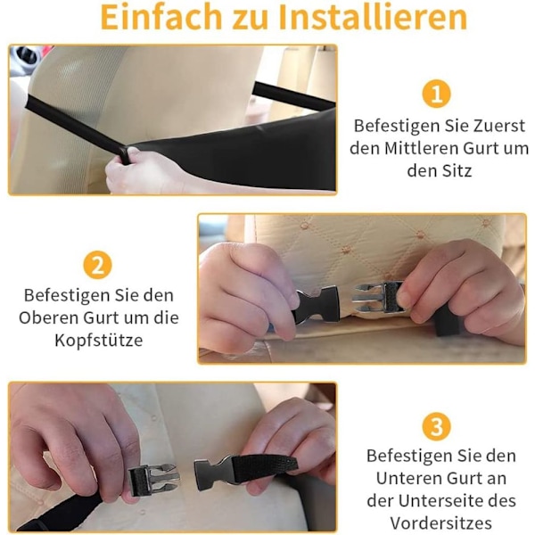 Bilsäte Skydd, 2-pack Bilsäte Organiser för Barn, Vattentät