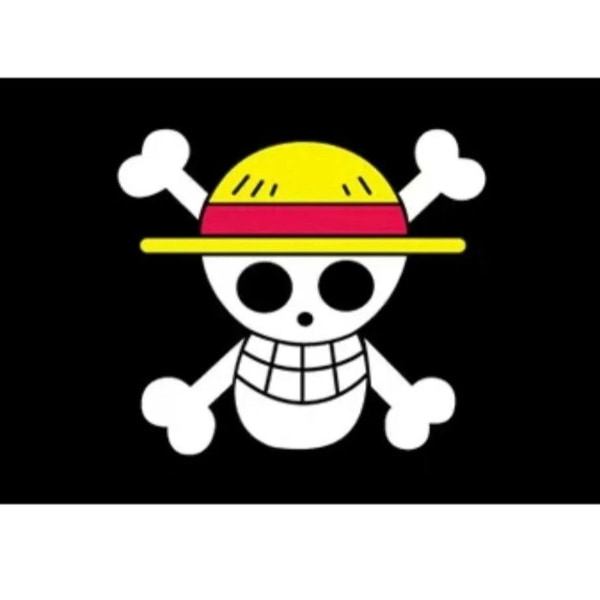 One Piece Jolly Roger Flag Olkihattu Luffy Skull Cosplay Anime Manga KLB