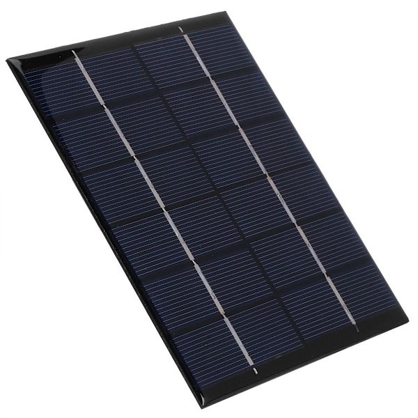 2W 6V solcellepanel med AA-batterilader for KLB