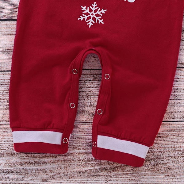 Nyfödda Babyflickor Pojkar Julkläder, Romper, 1:a Julen - 73cm KLB