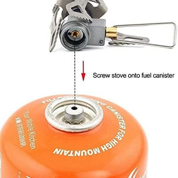 26g Ultralätt Spis BRS-3000T Titanlegering Mini Campingspis Utomhusspis