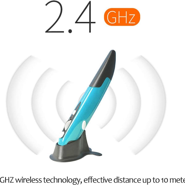 2,4 GHz trådlös pennmus, fickpennmus, justerbar DPI