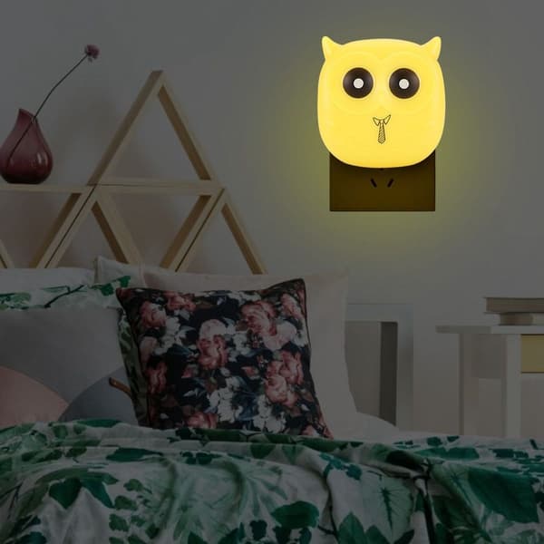 V LED nattljus sensorlampa med ljuskontroll KLB