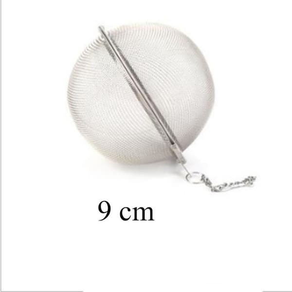 Pakke med 2 teinfusere i rustfritt stål, 3,5 tommer