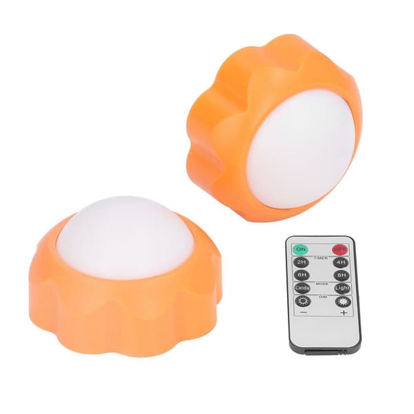 2 stk LED nattlys, multifunksjonell, justerbar lysstyrke KLB