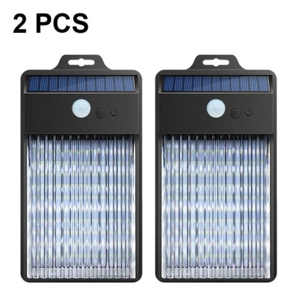 2 st LED-sollampor för utomhus, solenergi