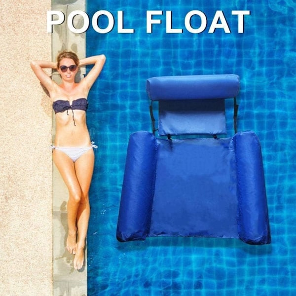 Uppblåsbar badsäng, vattenhängmatta lounger pool lounger