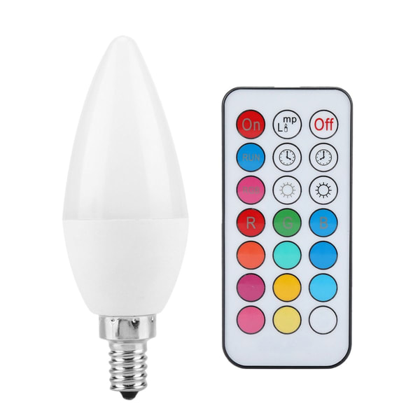 3W LED-ljuskälla med flera färger, AC85-265V KLB